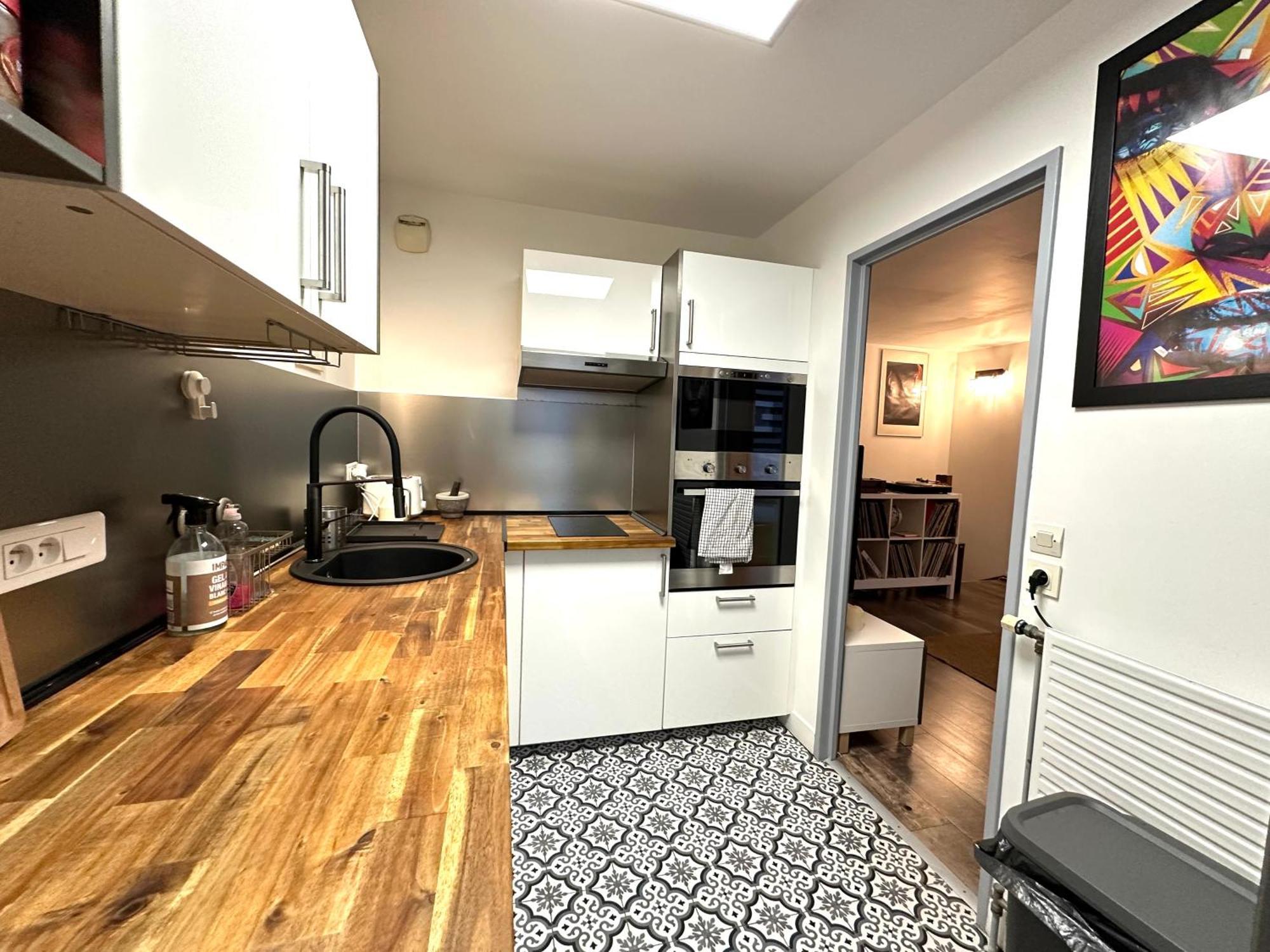 Cosy Duplex Avec Parking A Paris 19 By Immo Kit Bnb Bagian luar foto